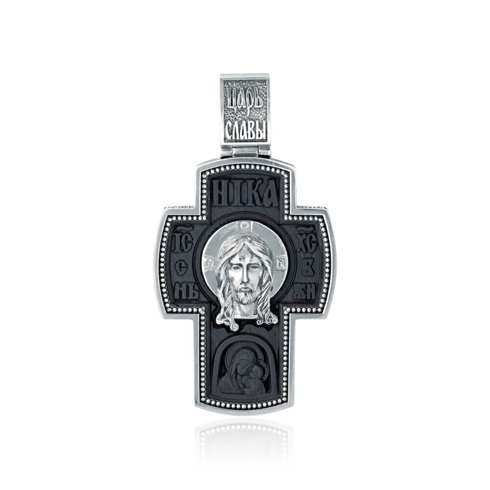 Купить Крест из серебра "Архангел Михаил" (9703)